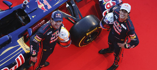 Daniel Ricciardo y Jean-Eric Vergne