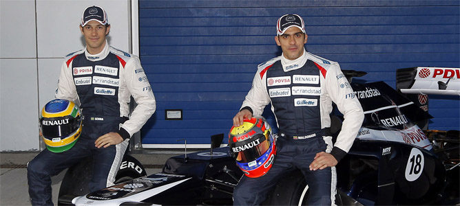 Pastor Maldonado y Bruno Senna