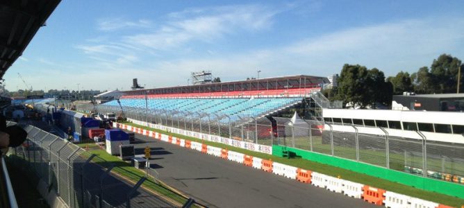 Los equipos de la F1 ya se preparan en Australia