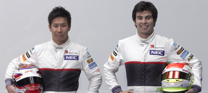 Kamui Kobayashi y Sergio Pérez