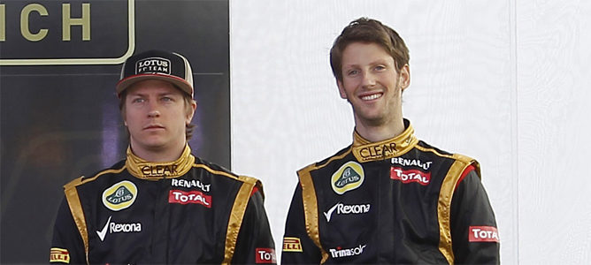 Kimi Räikkönen y Romain Grosjean