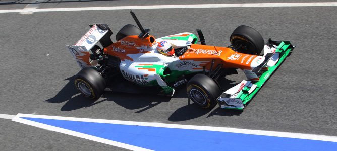 Paul di Resta en el VJM05