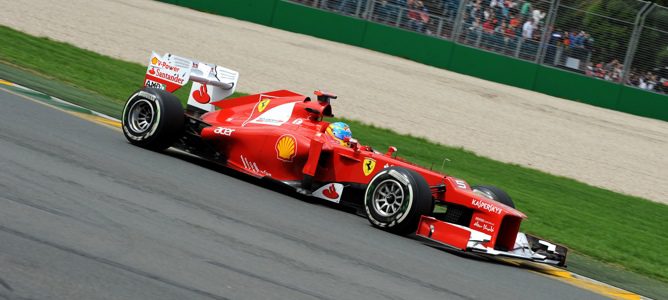 Fernando Alonso en el GP de Australia 2012