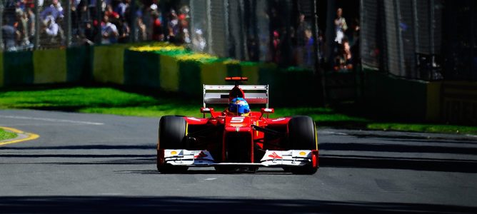 Fernando Alonso en el GP de Australia 2012