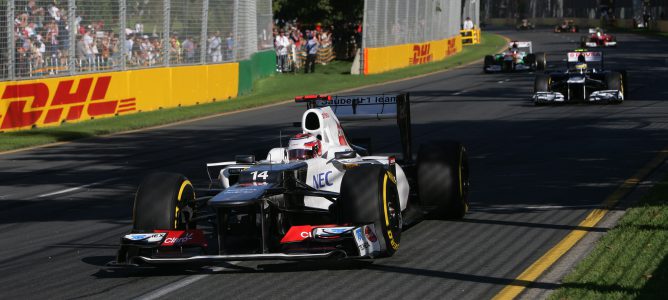 Kobayashi en el GP Australia 2012