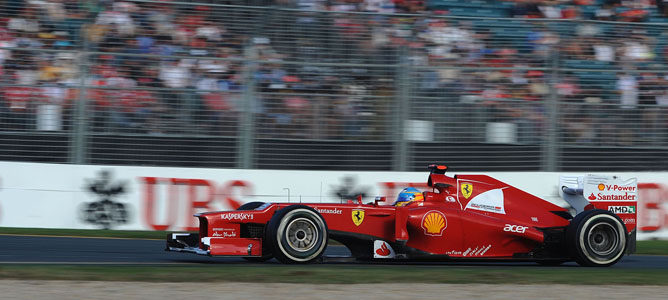 Un Ferrari en Albert Park