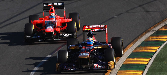 Un Toro Rosso en Albert Park