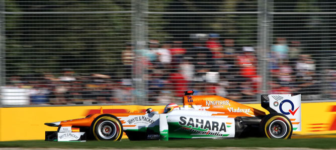 Un Force India en Albert Park