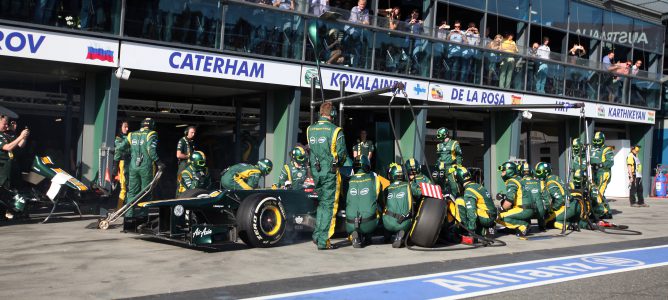 Kovalainen en el GP Australia 2012