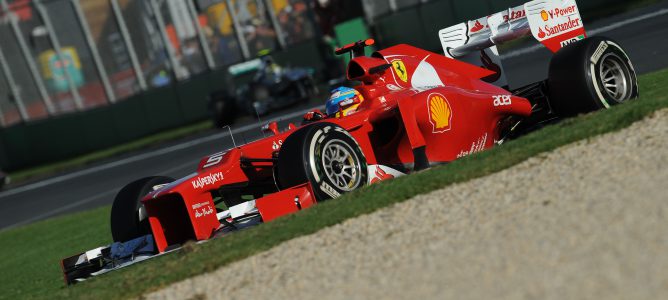 Alonso en el GP Australia 2012