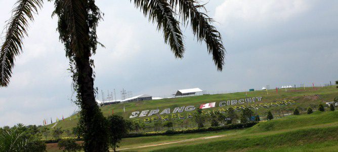 Imagen del circuito de Sepang en Malasia