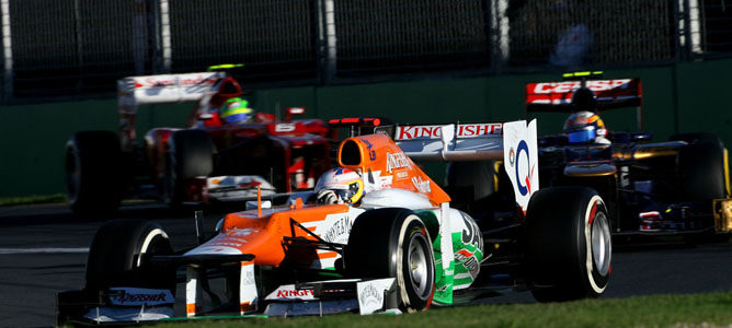 Paul di Resta en el circuito de Albert Park