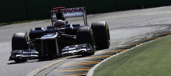 Pastor Maldonado en el circuito de Albert Park