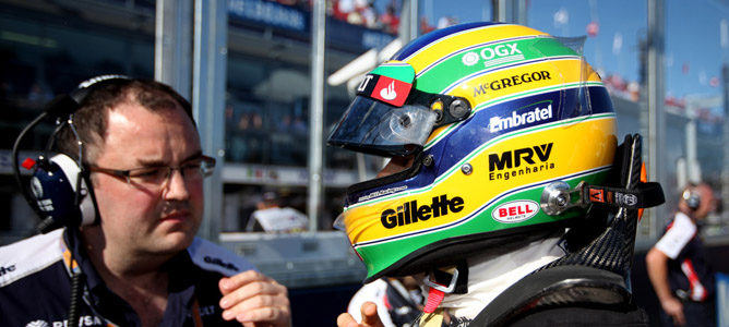 Bruno Senna en el circuito de Albert Park