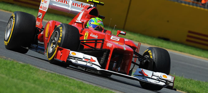 Felipe Massa en el circuito de Albert Park