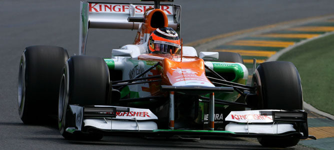 Nico Hulkenberg en el circuito de Albert Park