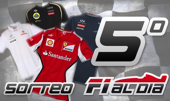 sorteo camiseta F1 2012