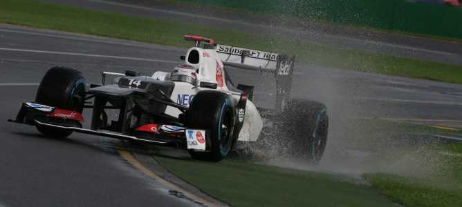 Kobayashi en el GP Australia 2012