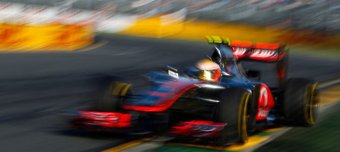 Lewis Hamilton en Australia 2012