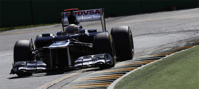 Maldonado rueda con el FW34