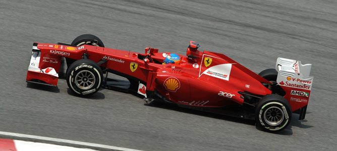 Fernando Alonso en Sepang