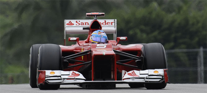 Alonso exprime al máximo el F2012