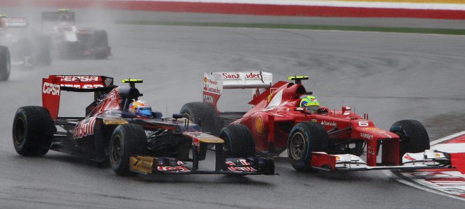 Vergne en el GP Malasia 2012