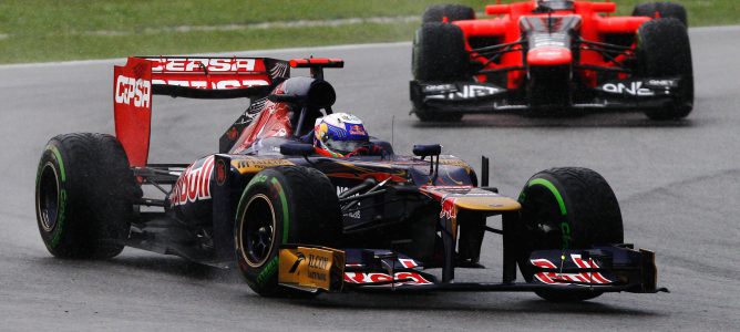 Ricciardo en el GP Malasia 2012