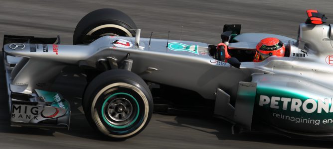 Schumacher en el GP Malasia 2012