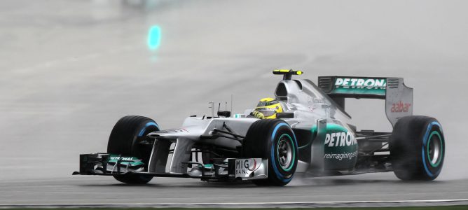 Rosberg en el GP Malasia 2012
