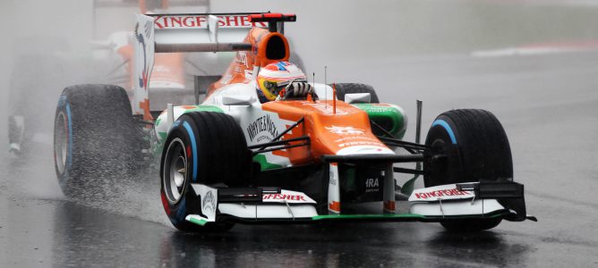 Di Resta en el GP de Malasia 2012