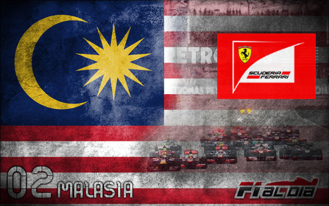 Cartel anunciador del GP de Malasia