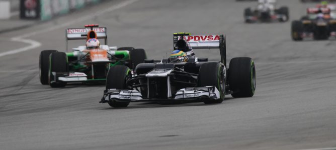 Bruno Senna en el GP de Malasia 2012