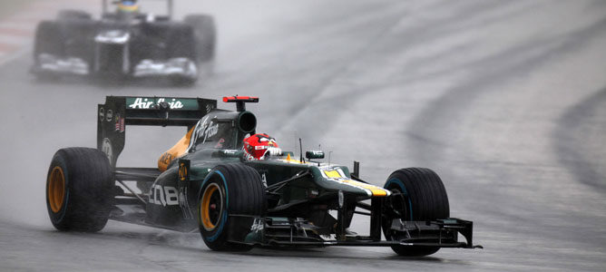 Heikki Kovalainen en el circuito de Sepang