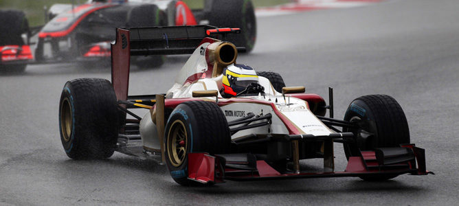 Pedro de la Rosa en el circuito de Sepang