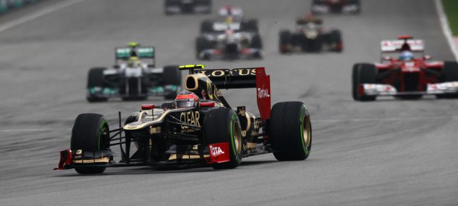 Romain Grosjean en Malasia