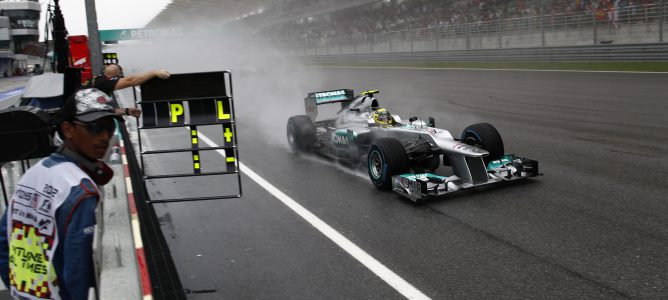 Nico Rosberg en Malasia