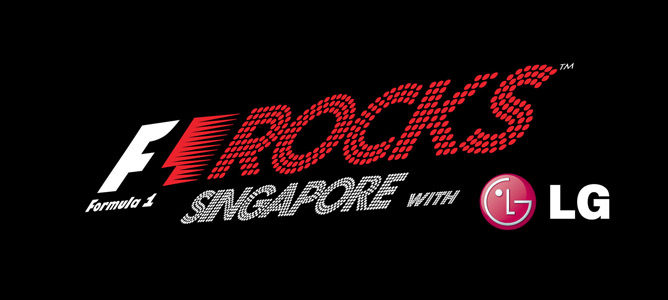 Cartel promocional F1 Rock Singapur