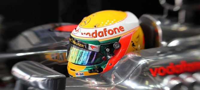 Lewis Hamilton en el MP4-27