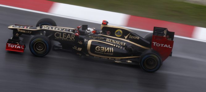 Kimi Räikkönen a bordo de su E20