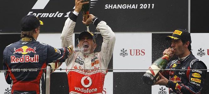 Lewis Hamilton gano en China 2011