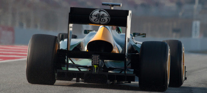 Vista trasera del Caterham