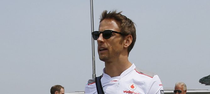 Jenson Button en el GP de China