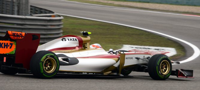 Narain Karthikeyan en los libres de China