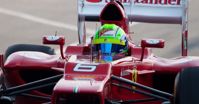 Felipe Massa a los mandos del F2012