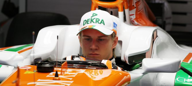 Nico Hülkenberg en los libres de China