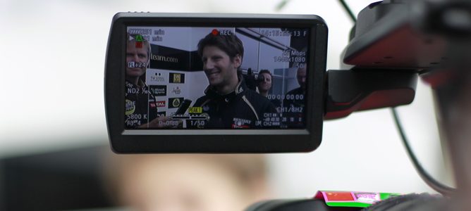 Romain Grosjean en el GP de China