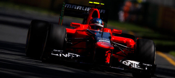 Charles Pic a bordo de su Marussia