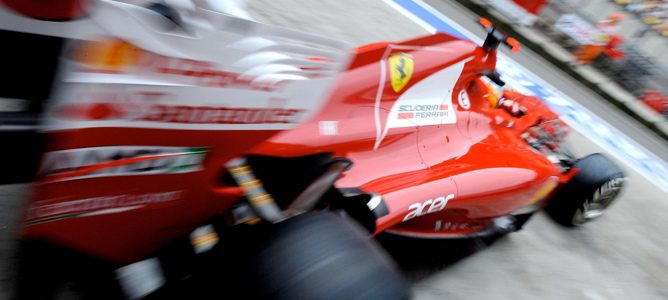 Fernando Alonso en el GP de China 2012