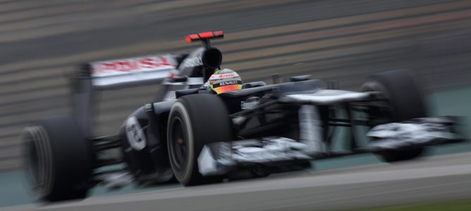 Pastor Maldonado en el GP de China